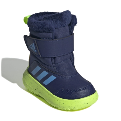 adidas Winter Boots Winterplay I (Nylon, Lining, Dirt Catcher, Velcro Fastening) 2024 Dark Blue Toddlers